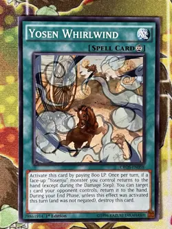 Yugioh Yosen Whirlwind CROS-EN058 Single - Image 1