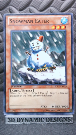| Yugioh Snowman Eater SDRE-EN016 1st Realm Of The Sea Emperor NM 🔥 | - Image 1