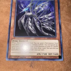 🔥 Yugioh Lifeless Leaffish MP21-EN122 1st Edition Common 🔥 - Image 2