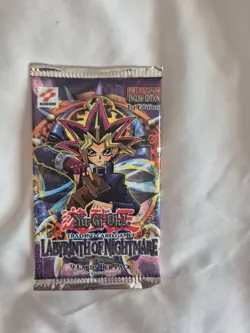 YuGiOh! Booster Pack 2003 Labyrinth of Nightmare 1st Edition - NEW AND SEALED - Image 1