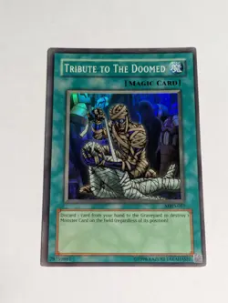 Yugioh Tribute to the Doomed MRD-057 SUPER Rare VLP/NM - Image 1