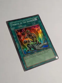 Yugioh Tribute to the Doomed MRD-057 SUPER Rare VLP/NM - Image 2