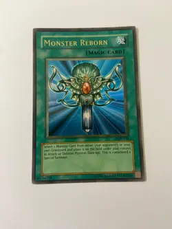 Yugioh Monster Reborn LOB-118 Ultra Rare - HP - OG PRINT ENGLISH - Image 1
