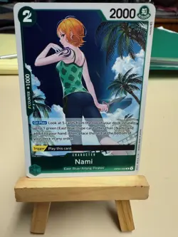 One Piece Card Game: Nami Character Card- *OP03-030* *FOIL CARD* Pillars Series - Image 1
