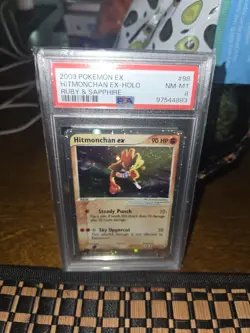 Hitmonchan EX Ruby & Sapphire Holo Pokemon Card 98/109 - Image 1
