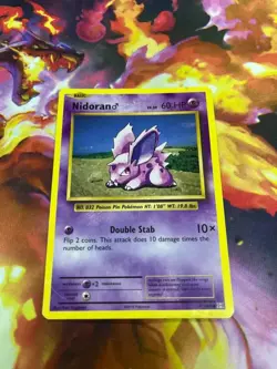 Nidoran M 43/108 Evolutions Regular LP-Lightly Played Pokemon Card TCG - Image 1