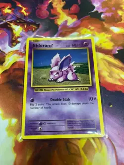 Nidoran M 43/108 Evolutions Regular LP-Lightly Played Pokemon Card TCG - Image 3