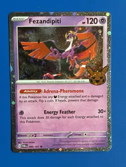 Fezandipiti (Cosmos Holo) 096/167 Trick or Trade Booster Card 2024 Holo - Image 1