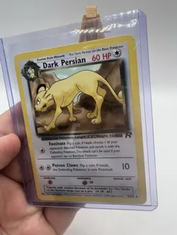 Dark Persian 42/82 Team Rocket Uncommon Pokemon Card LP - Image 3