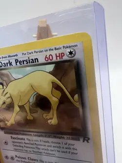 Dark Persian 42/82 Team Rocket Uncommon Pokemon Card LP - Image 4