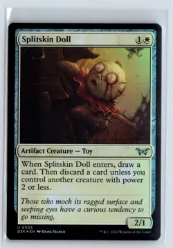 FOIL Splitskin Doll Duskmourn Uncommon - MTG Magic the Gathering Card - Image 1