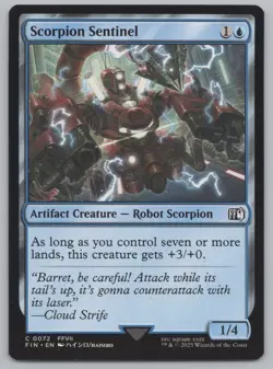 MTG Playset (4) - Final Fantasy - Scorpion Sentinel #72 -k456 - Image 2