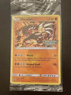 Pokemon Groudon Legendary Stamped Promo Holo Card 81/168 SEALED - Image 2