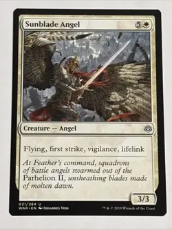 MTG War of the Spark Sunblade Angel 031/264 NM - Image 1