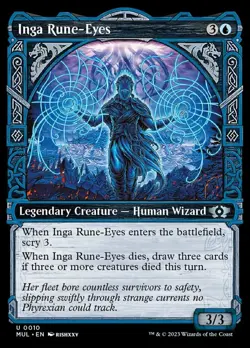 1x Inga Rune-Eyes MTG March of the Machine Multiverse Legends NM Magic Regular - Image 1