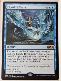 Flood of Tears - Magic 2020 Core Set M20- Magic the Gathering MTG Nice! - Image 1