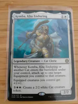 MTG Kemba, Kha Enduring 019 Phyrexia: All Will Be One M/NM Free UK P&P - Image 1