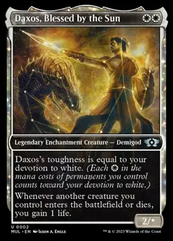 1x Daxos, Blessed by the Sun MTG March of the Machine Multiverse Legends NM Magi - Image 1