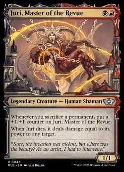 1x Juri, Master of the Revue MTG March of the Machine Multiverse Legends NM Magi - Image 1