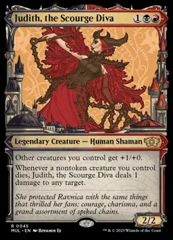1x Judith, the Scourge Diva - Foil MTG March of the Machine Multiverse Legends N - Image 1