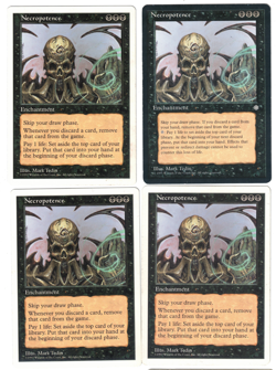 4x Necropotence - Magic The Gathering - MTG - LP - Image 1