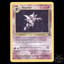 Haunter Holo #6/62 Fossil Unlimited NM/Near Mint Pokemon 1999 - Image 1