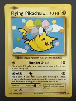 Flying Pikachu 110/108 Evolutions Regular Pokemon TCG - NM - Image 1