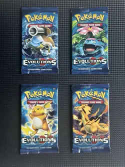 Pokemon Booster Packs Bustine XY Evolutions Artset ENG SEALED NEW SIGILLATE - Image 2