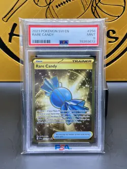 2023 POKEMON SVI EN-SCARLET & VIOLET HYPER RARE #256 RARE CANDY PSA 9 - Image 1