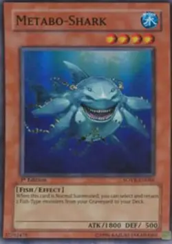 1x (EX) Metabo-Shark - SOVR-EN086 - Super Rare - Unlimited Edition YuGiOh - Image 1