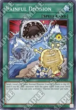 1x (NM) Painful Decision - OP17-EN023 - Common - Unlimited Edition YuGiOh - Image 1