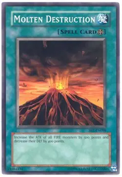 1x (LP) Molten Destruction - SRL-098 - Common - Unlimited Edition YuGiOh - Image 1