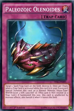 1x (P) Paleozoic Olenoides - TDIL-EN095 - Common - 1st Edition YuGiOh - Image 1