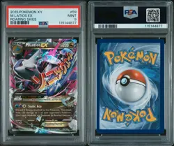 Pokemon TCG XY Roaring Skies Latios EX Holo Ultra Rare Card 59/108 2015 PSA 9 - Image 3