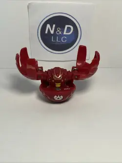 Bakugan Battle Brawlers Pyrus Fear Ripper B1 Classic 380G W/Card RARE - Image 2