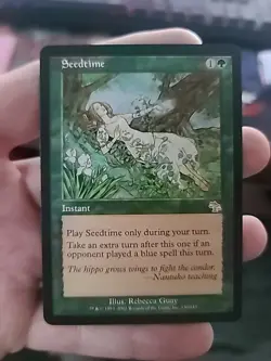 MTG Seedtime Judgment Regular Rare Card #130 NM - Image 1