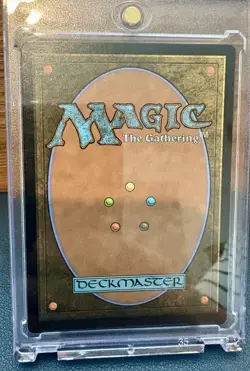 Magic: The Gathering Deckmaster Card.. Gloomlake Verge With Protective Sleeve. - Image 1