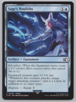 MTG Playset (4) - Final Fantasy - Sage's Nouliths #70 -k454 - Image 2