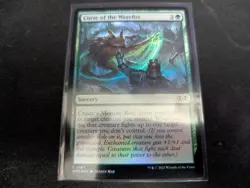 MTG Magic the Gathering FOIL Curse of the Werefox WOE! - Image 1