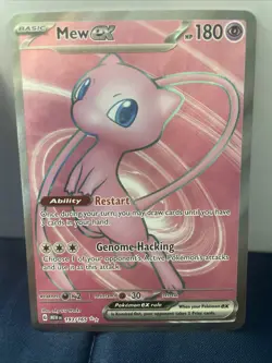 Pokemon TCG Mew Ex 151 2 Card Set 151/165 and 193/165 Ultra Rare NM - Image 3