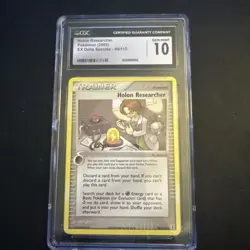 Holon Researcher 95/113 EX Delta Species CGC 10 Gem Mint Pokemon Card - Image 1