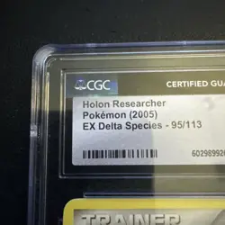 Holon Researcher 95/113 EX Delta Species CGC 10 Gem Mint Pokemon Card - Image 2