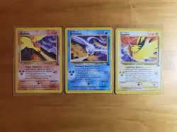Legendary Black Star Promo Moltres 21 Articuno 22 Zapados 23 Three Card Lot - Image 1