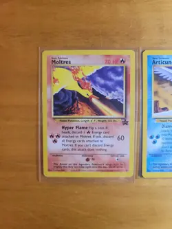 Legendary Black Star Promo Moltres 21 Articuno 22 Zapados 23 Three Card Lot - Image 3