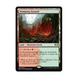 WOTC MtG Ravnica Allegiance Stomping Ground (R) NM - Image 1