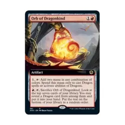 WOTC MtG AFR Orb of Dragonkind (Extended Art) (R) (Foil) NM - Image 1