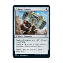 WOTC MtG Commander: Adventures in the Forgotten Realms Colossus Hammer (U) NM - Image 1