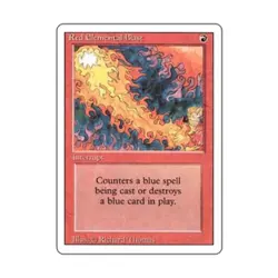 WOTC MtG 3rd Ed Red Elemental Blast (C) VG - Image 1