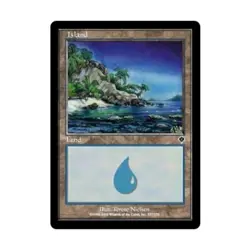 WOTC MtG Invasion Island #337 (C) (Foil) EX - Image 1