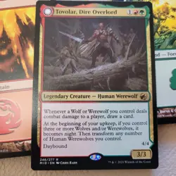 Commander Deck MTG - Tovolar's WEREWOLVES WOLF Tribal Kindred Red Green Aggro - Image 1